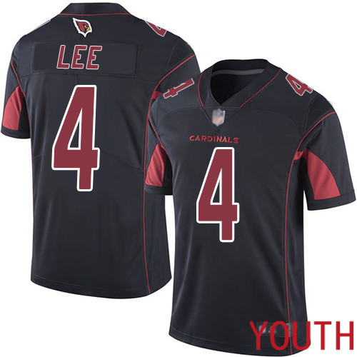Arizona Cardinals Limited Black Youth Andy Lee Jersey NFL Football #4 Rush Vapor Untouchable->youth nfl jersey->Youth Jersey